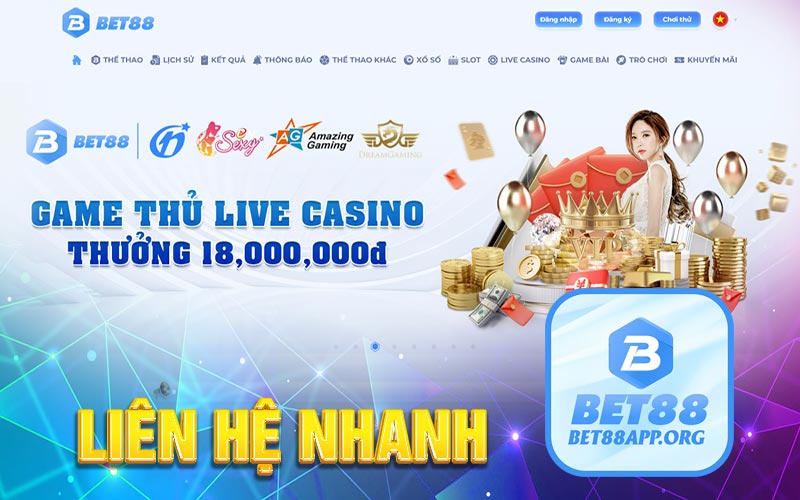 Liên hệ Bet88 - Tổ hợp các phương thức liên hệ CSKH