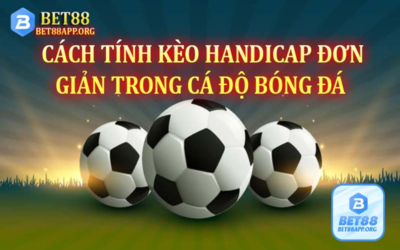 Cách tính kèo Handicap đơn giản trong cá độ bóng đá.