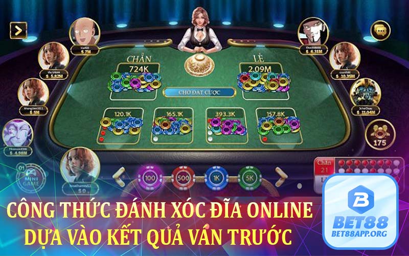 Công thức đánh xóc đĩa Online dựa vào kết quả ván trước